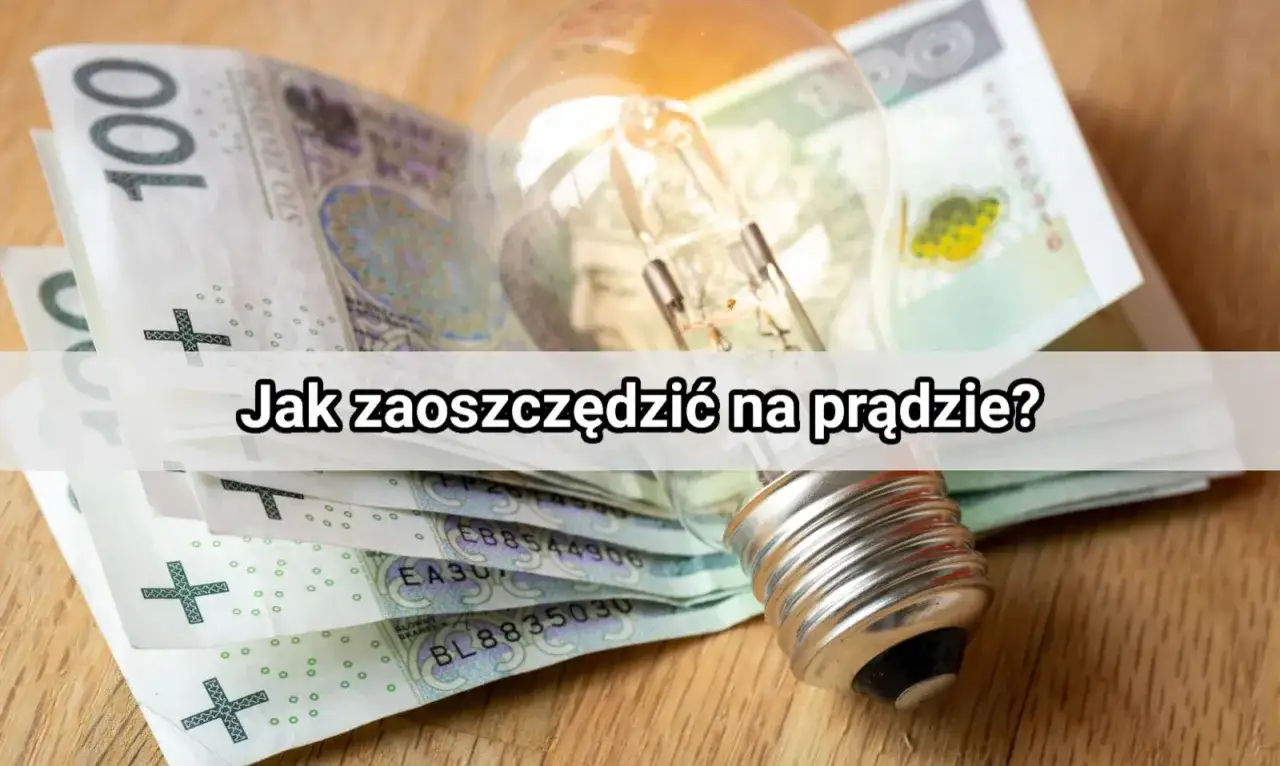 Żarówka i banknoty 100 zł. Jak zmniejszyć rachunki za prąd, by nie przepłacać za każdy kw a kw?