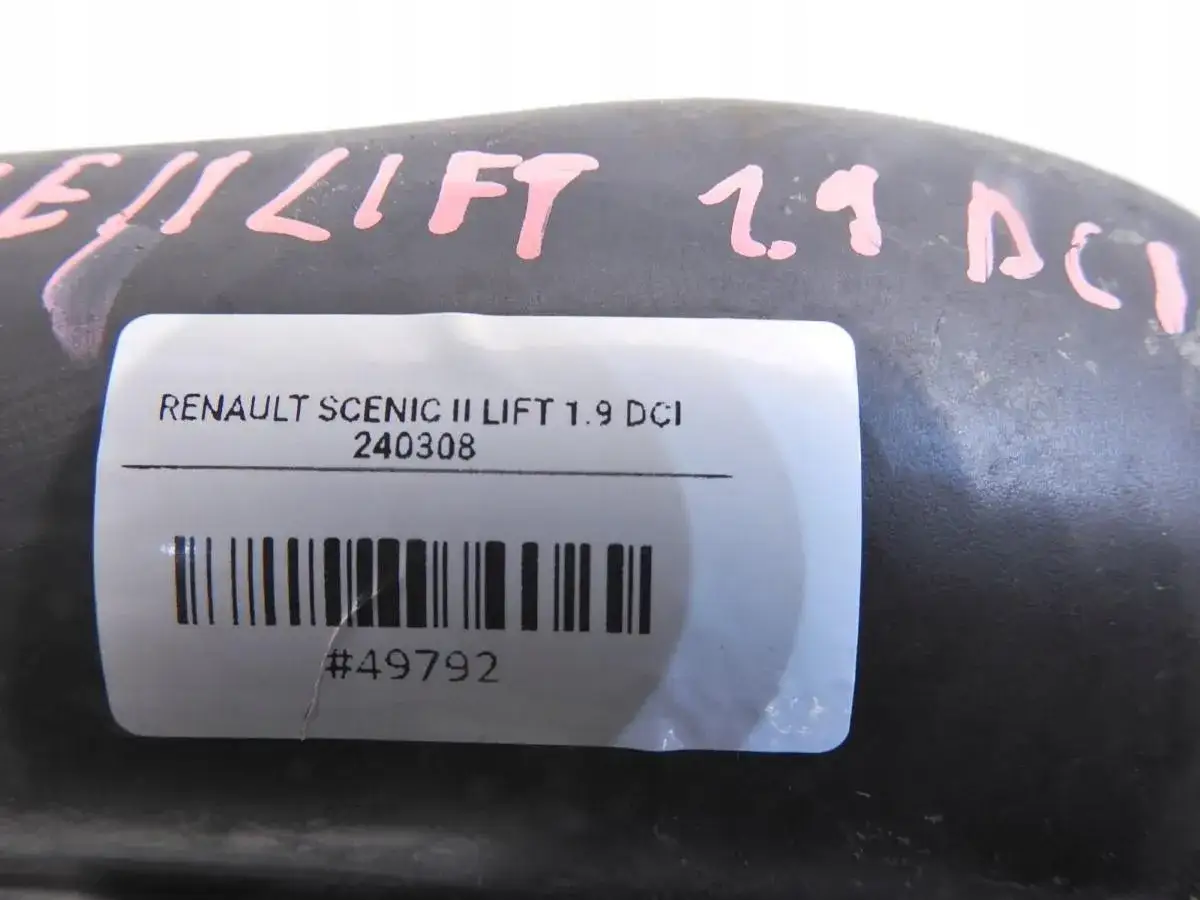 Naklejka z napisem RENAULT SCENIC II LIFT 1.9 DCI i kodem #49792.