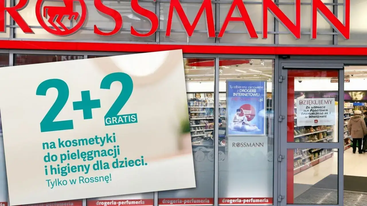 Sklep Rossmann promocja 2+2