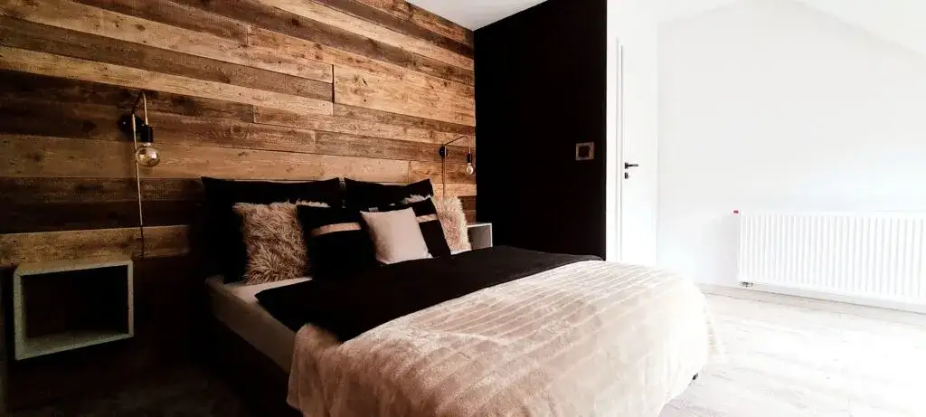 Bukówka Luksusowa Bacówka wnętrza salon sypialnia