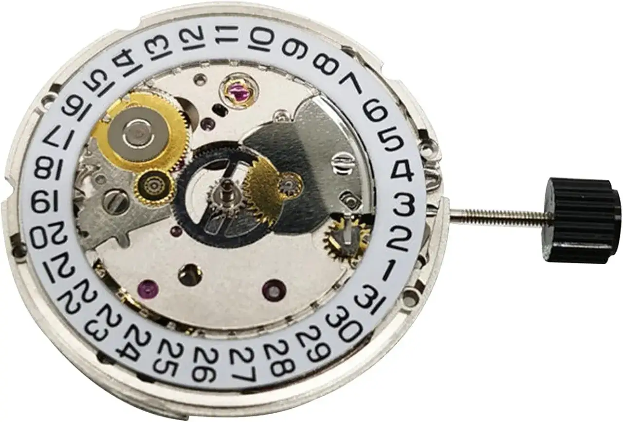 Meccanismo di orologio eta hybrid supercut automatic superior chrono con datario.