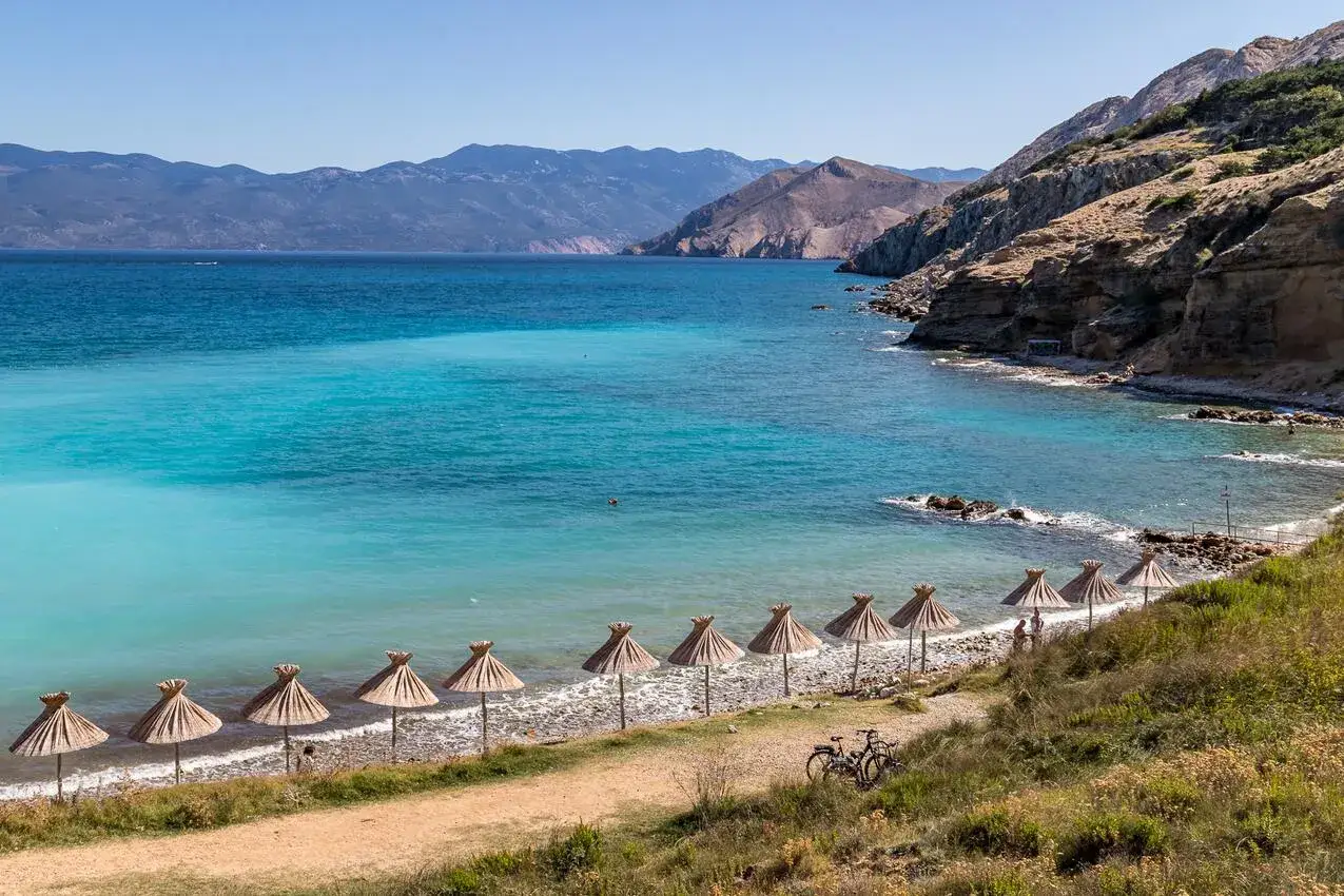 Plaża Vela Plaža Ba&scaron;ka, Chorwacja