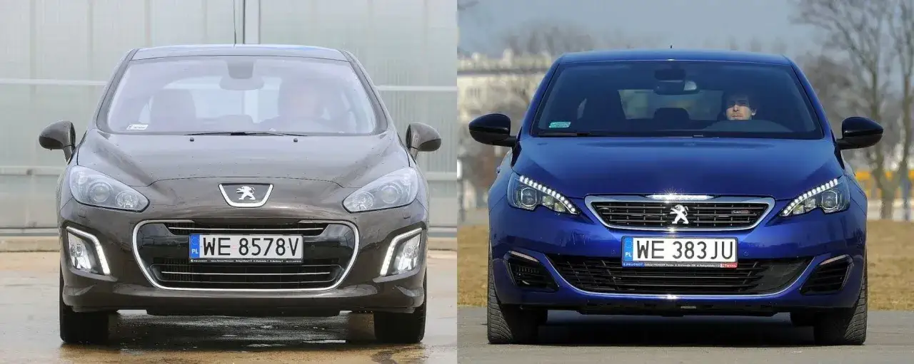 Peugeot 308 I generacja vs Peugeot 308 II generacja porównanie