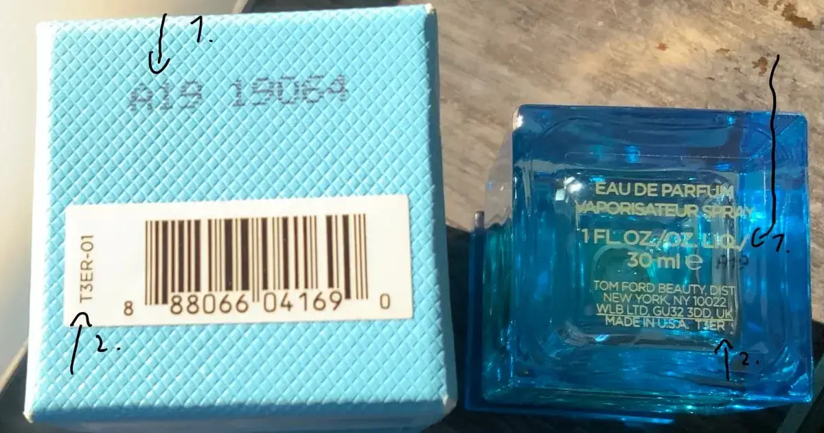Parfum Echtheit prüfen Verpackung Flakon Chargennummer