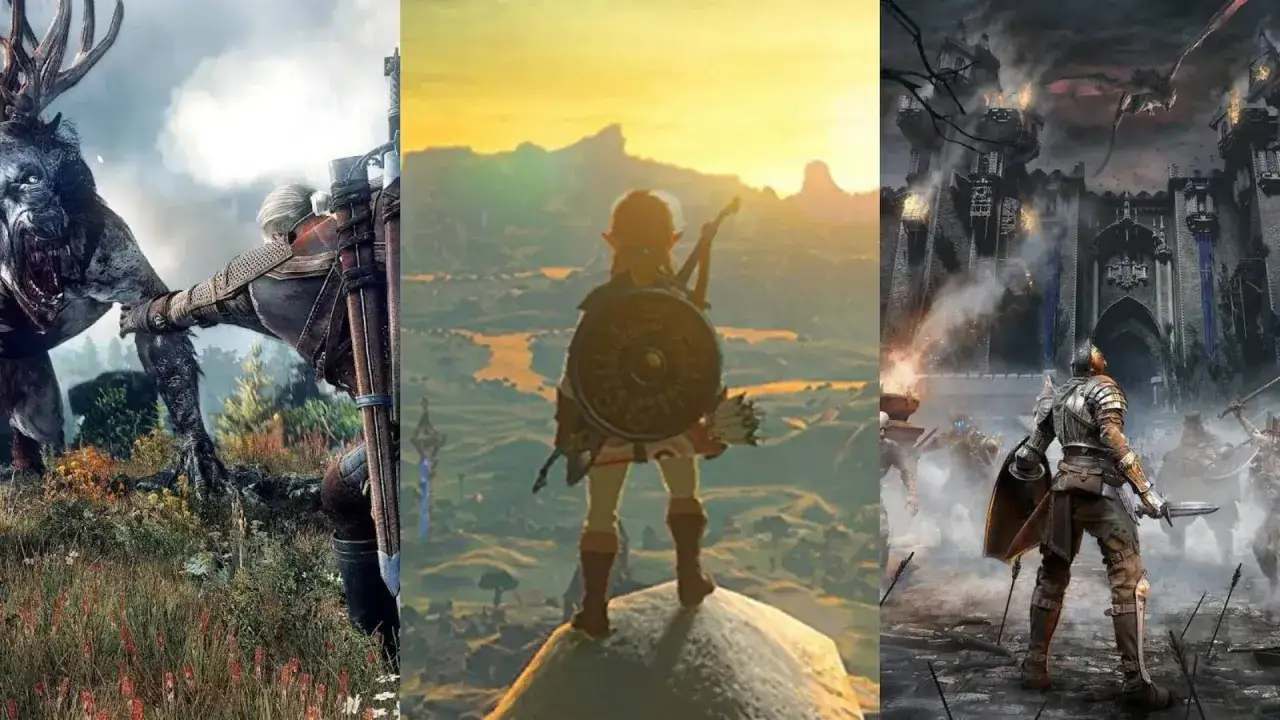 Geralt walczy z potworem, Link podziwia krajobraz, rycerz stawia czoła smokowi. To jak symulator boga, gdzie każda decyzja kształtuje świat.
