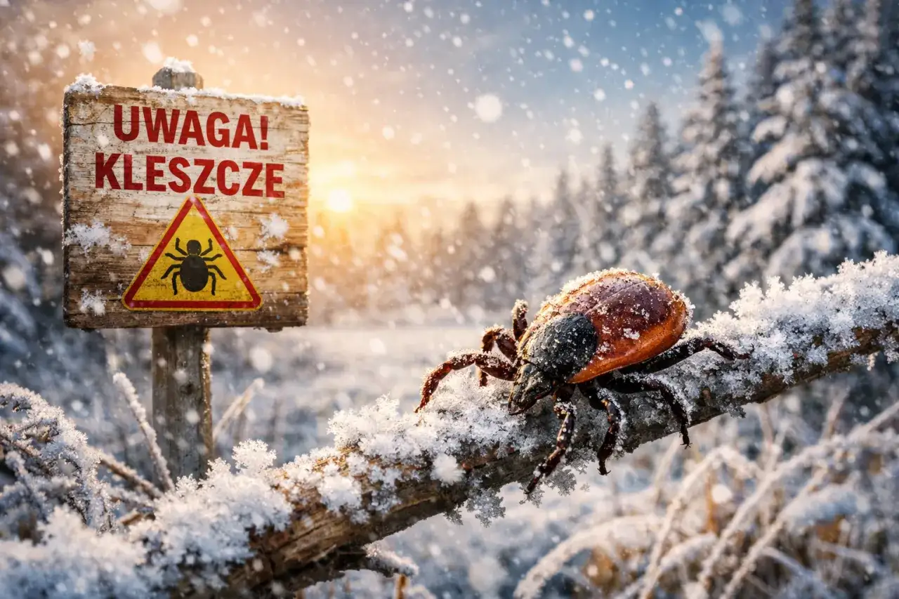 kleszcze w ściółce zimą