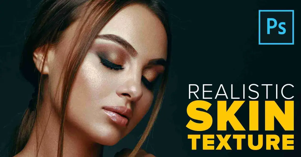 Ritratto di donna con trucco elaborato, testo 