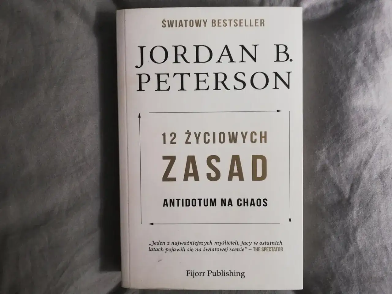 Okładka książki Jordan Peterson 