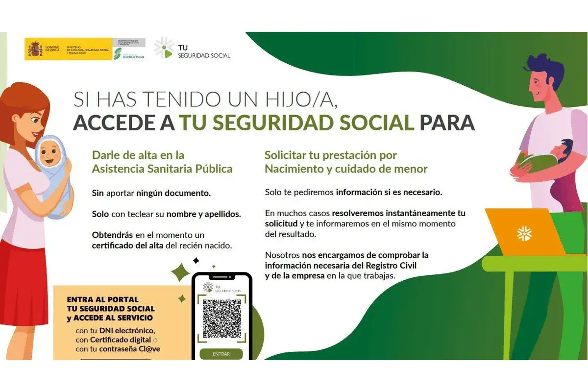 Informaci&oacute;n sobre c&oacute;mo acceder a la Seguridad Social tras tener un hijo. Te indica cu&aacute;nto tiempo tengo para solicitar la baja por maternidad y c&oacute;mo hacerlo.
