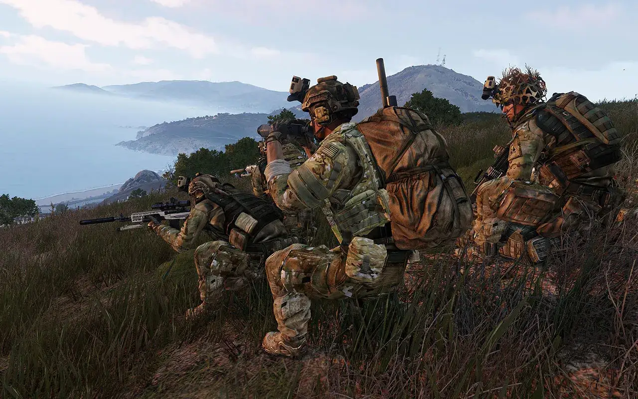 Arma 3 gameplay intense combat