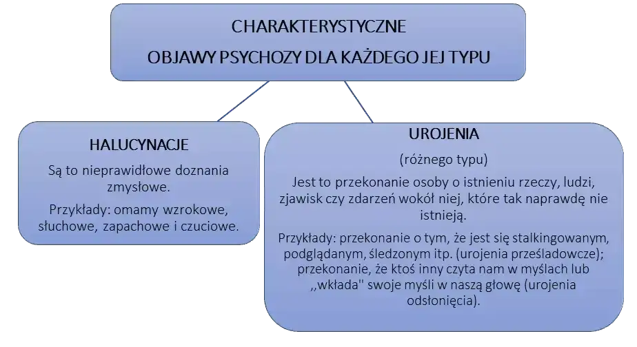 objawy psychozy po dopalaczach infografika