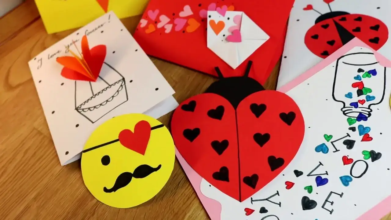 proste walentynki DIY dla dzieci inspiracje