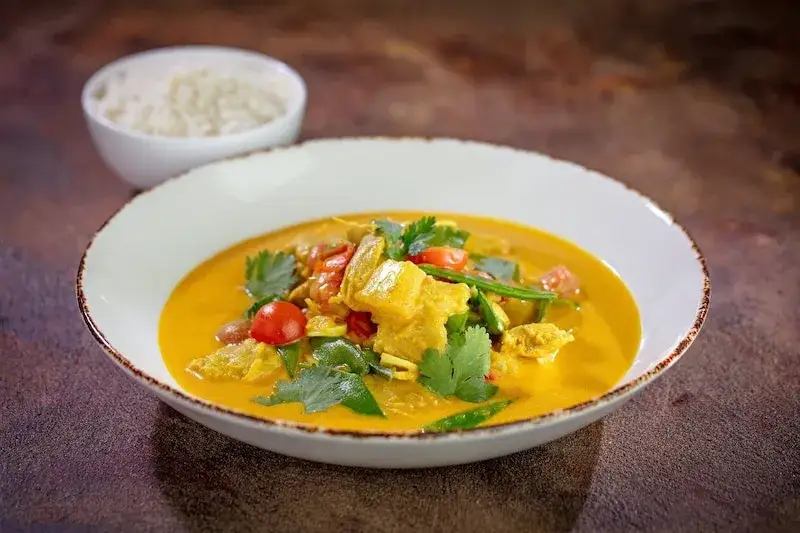 Gęsty sos curry z warzywami