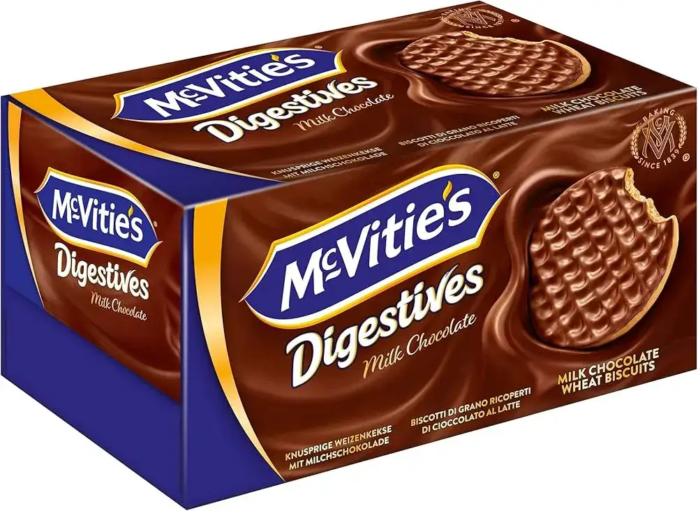 ciastka digestive różne marki opakowania
