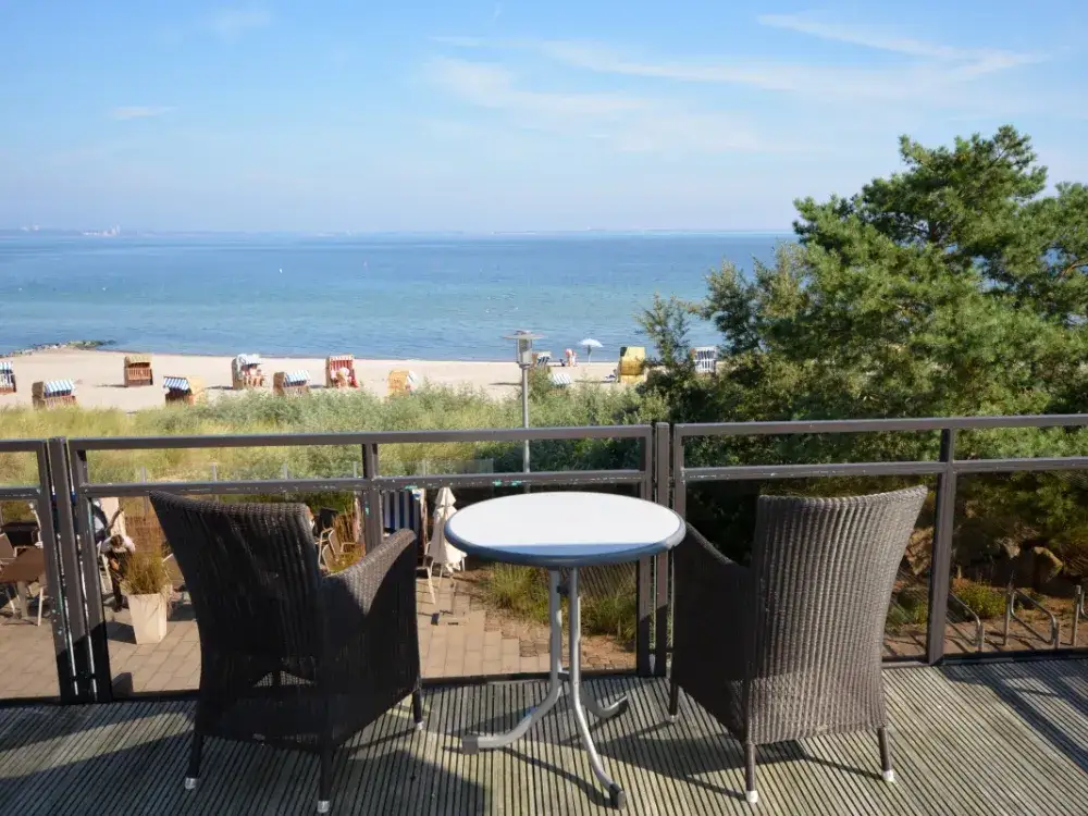 Ostsee Hotel Meerblick Balkon
