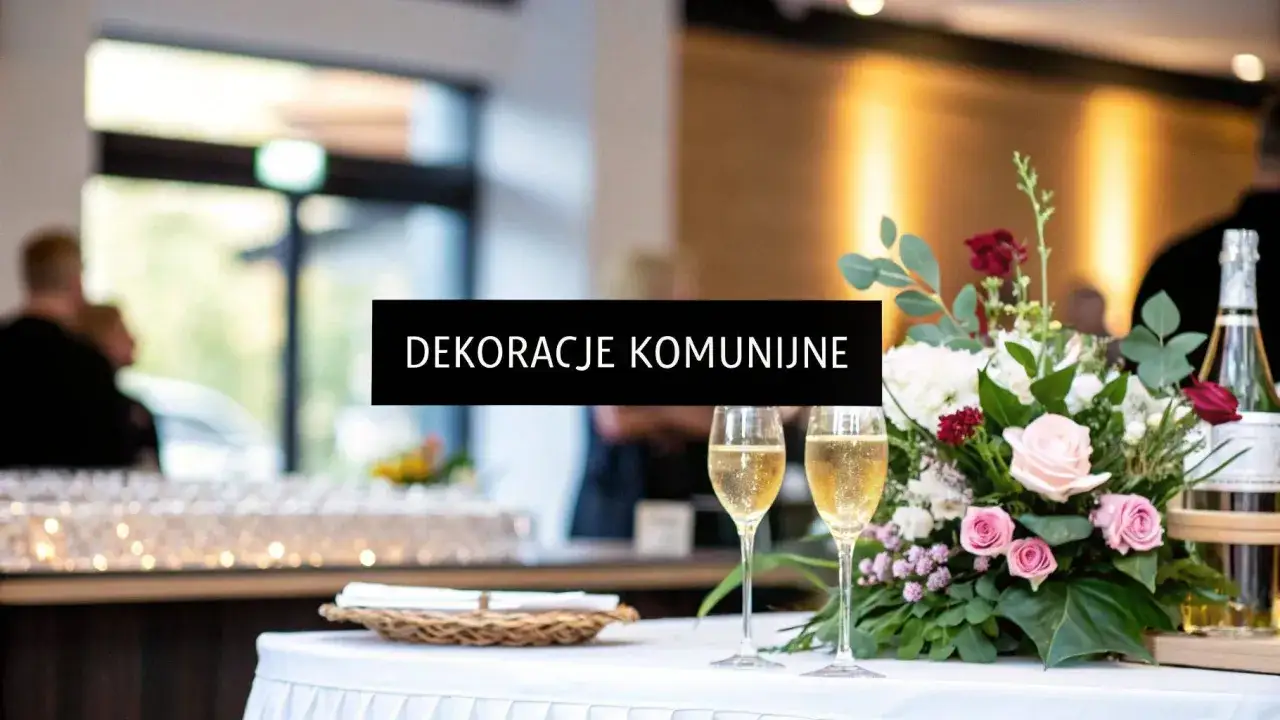 trendy dekoracje komunijne 2026