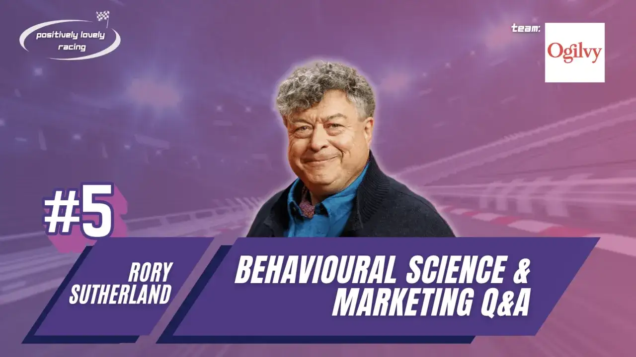 Rory Sutherland, expert inom beteendevetenskap och marknadsföring, deltar i en frågestund.