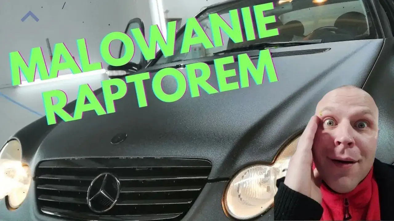 malowanie auta raptorem przed i po