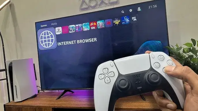 przeglądarka internetowa PlayStation 5 ukryta
