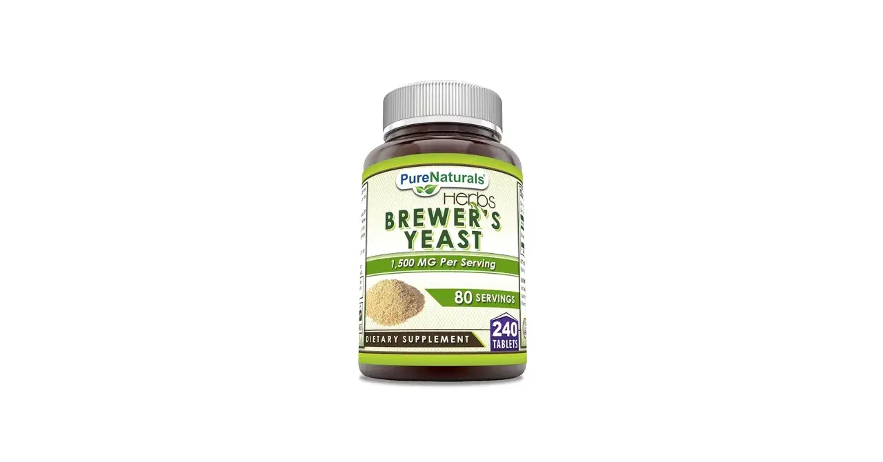 Bouteille de levure de bière Pure Naturals. Découvrez les levure de bière bienfaits pour votre bien-être. 240 comprimés.