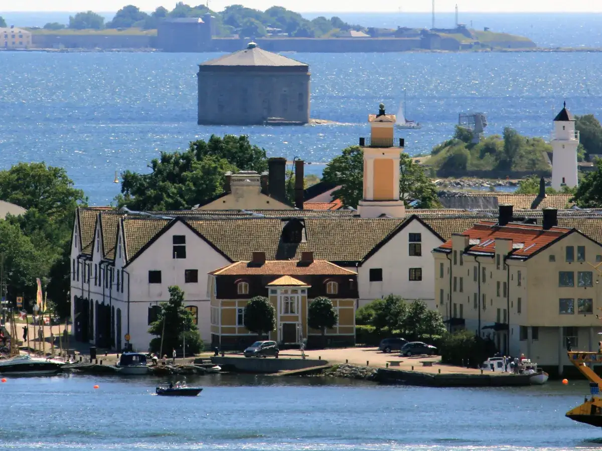 Karlskrona panorama miasto archipelag