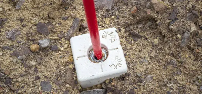 Znaki graniczne działki geodezja
