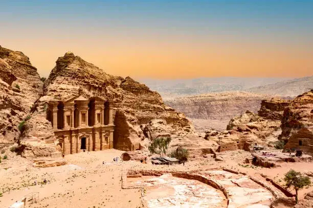 Petra Jordania w słońcu