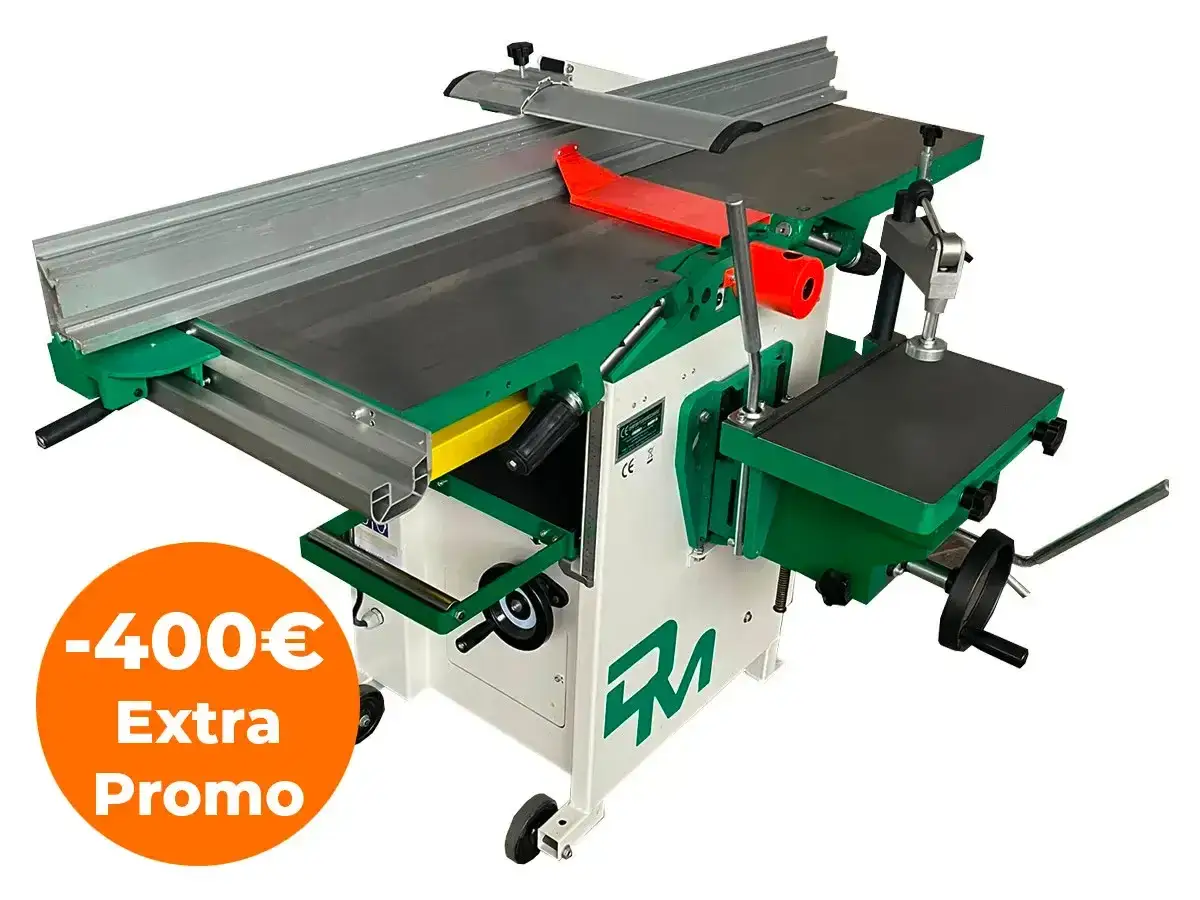 Dégau rabot occasion RM, machine à bois polyvalente en promotion. Idéal pour vos projets de menuiserie.