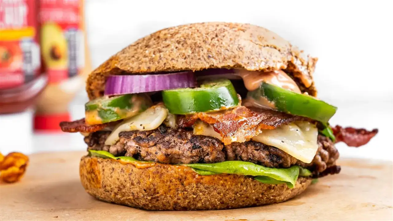 Zdrowy jalapeno burger