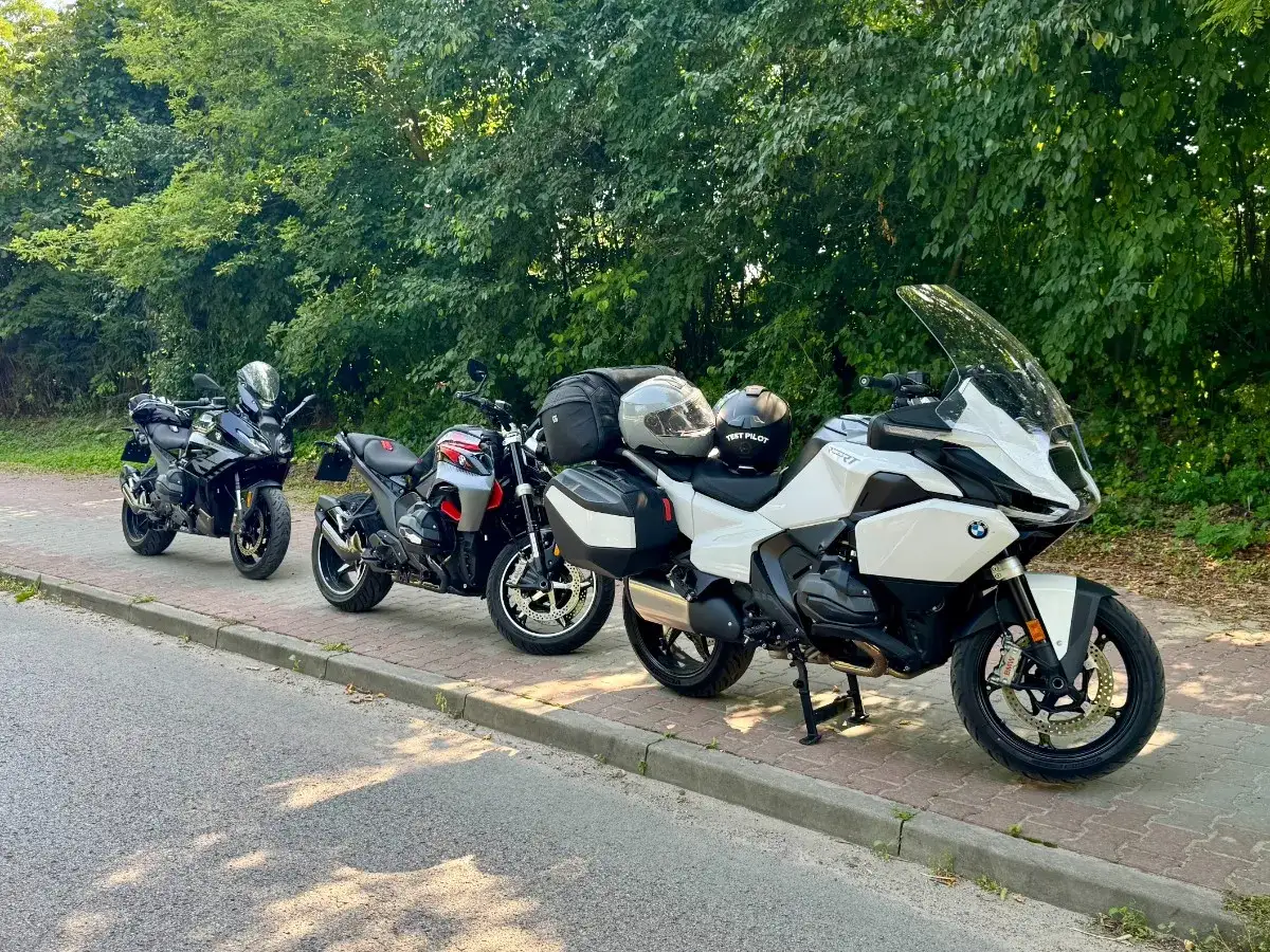 motocykl na malowniczej drodze lubelskie