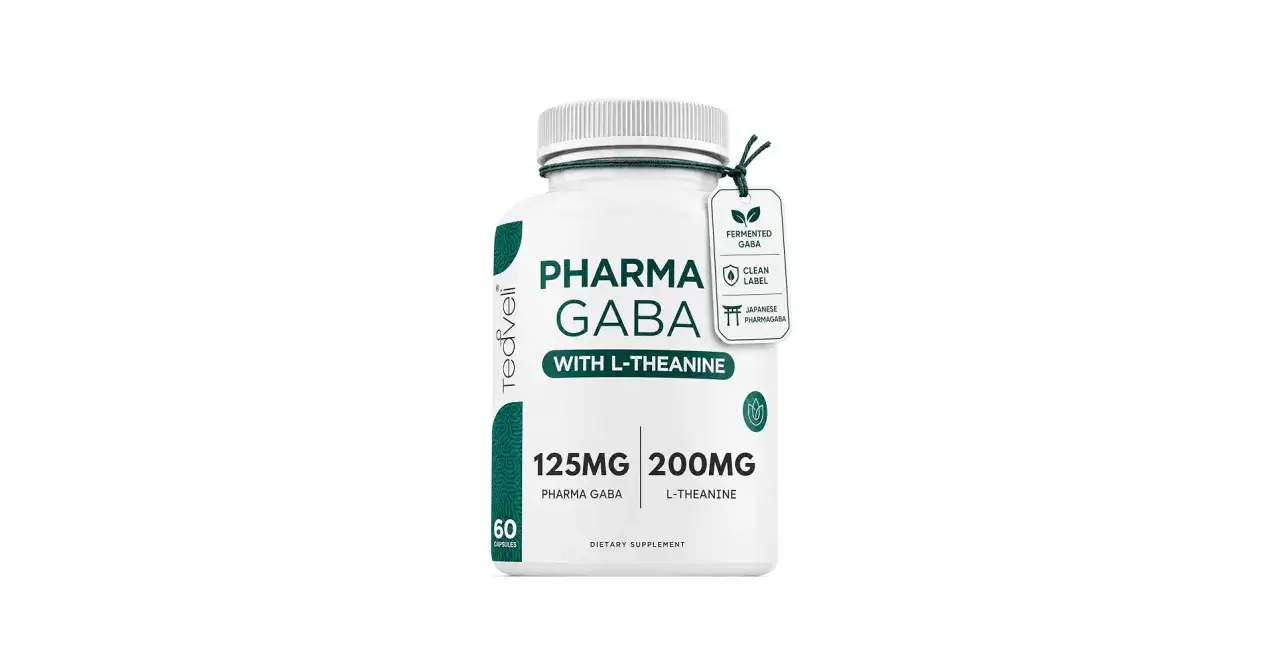 Pharma GABA mit L-Theanin: 125mg Pharma GABA, 200mg L-Theanin pro Kapsel. Die ideale gaba dosierung f&uuml;r Entspannung. 60 Kapseln.