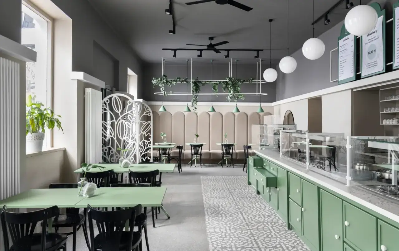 bar mleczny Warszawa wnętrze