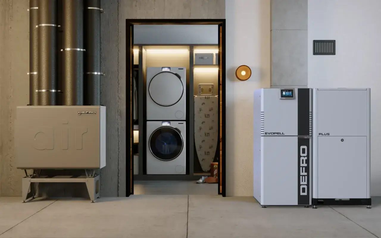 Nowoczesny piec na pellet DEPRO EVOPEL PLUS i system wentylacyjny DEPRO AIR. Czy pellet będzie zakazany? Nie, to przyszłość ogrzewania.