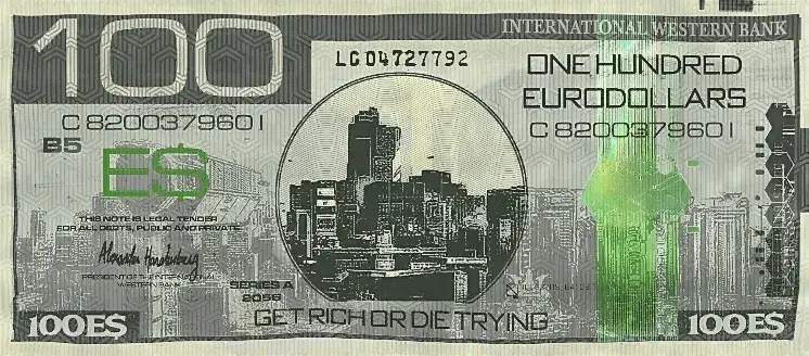 Cyberpunk 2077 Night City eurodolary