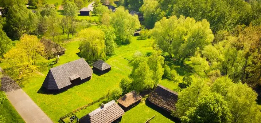 Skansen Chorzów widok ogólny