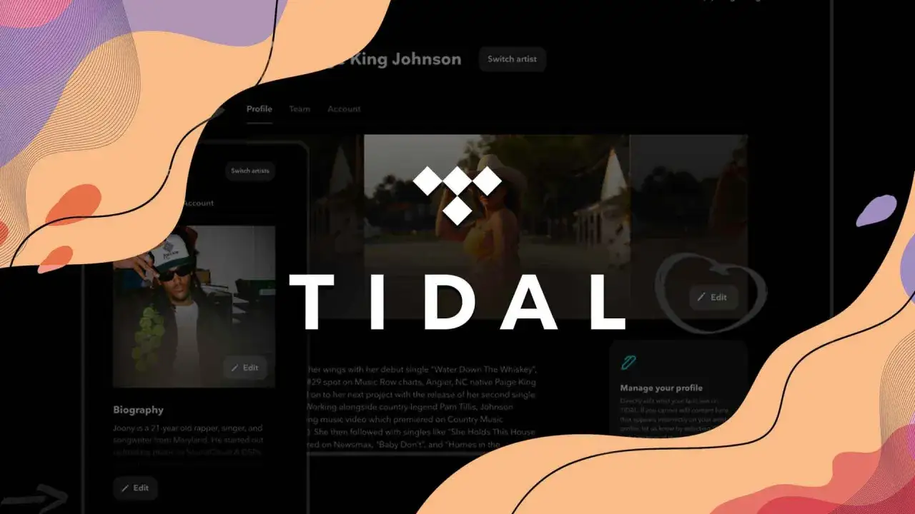 Ein Tidal Artist-Profil mit Fotos und Biografie.