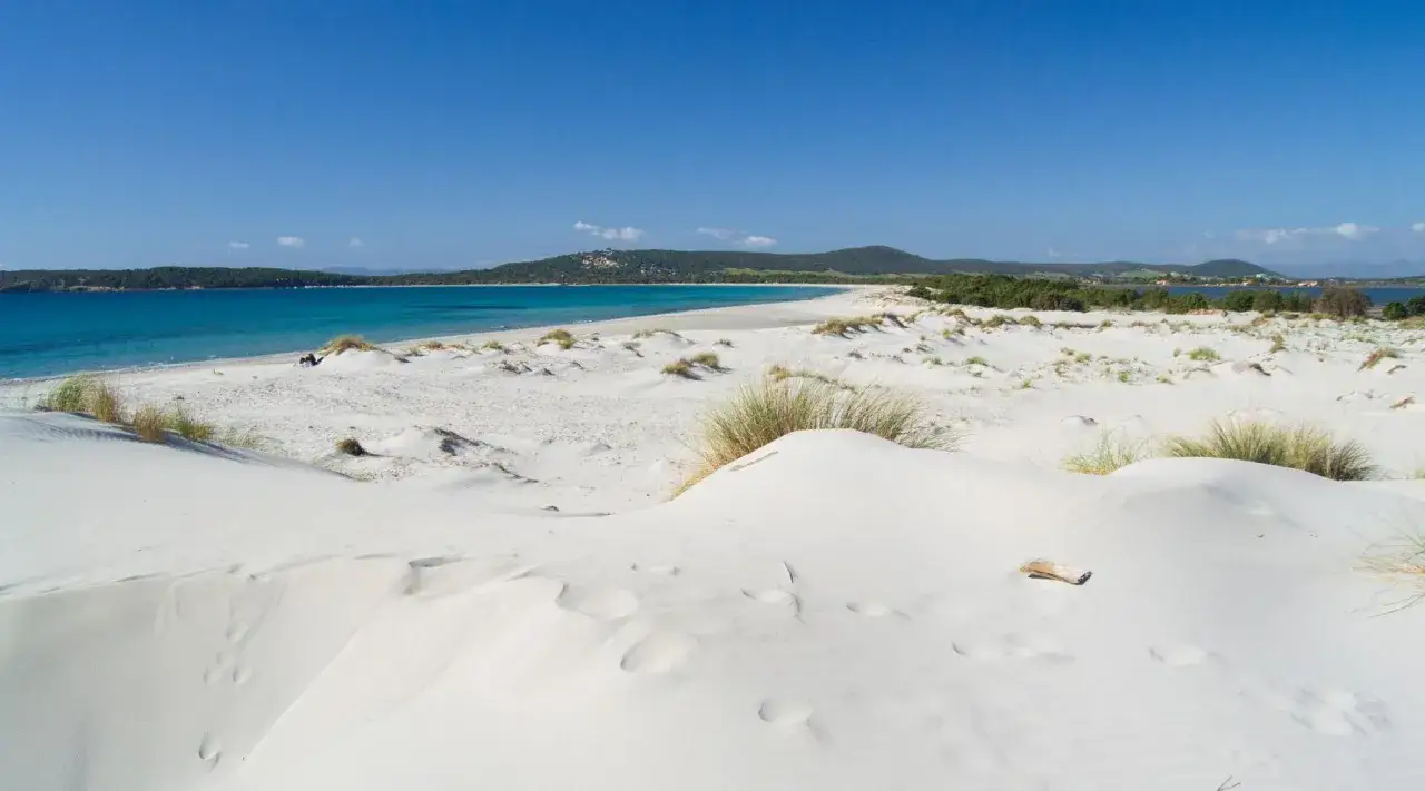 Dune bianche e mare turchese, un sogno tra le spiagge Sardegna.
