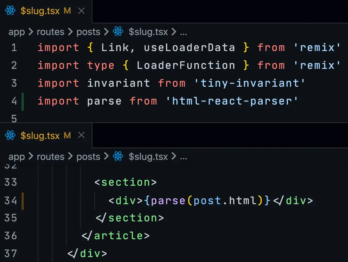 html-react-parser vs dangerouslySetInnerHTML comparison