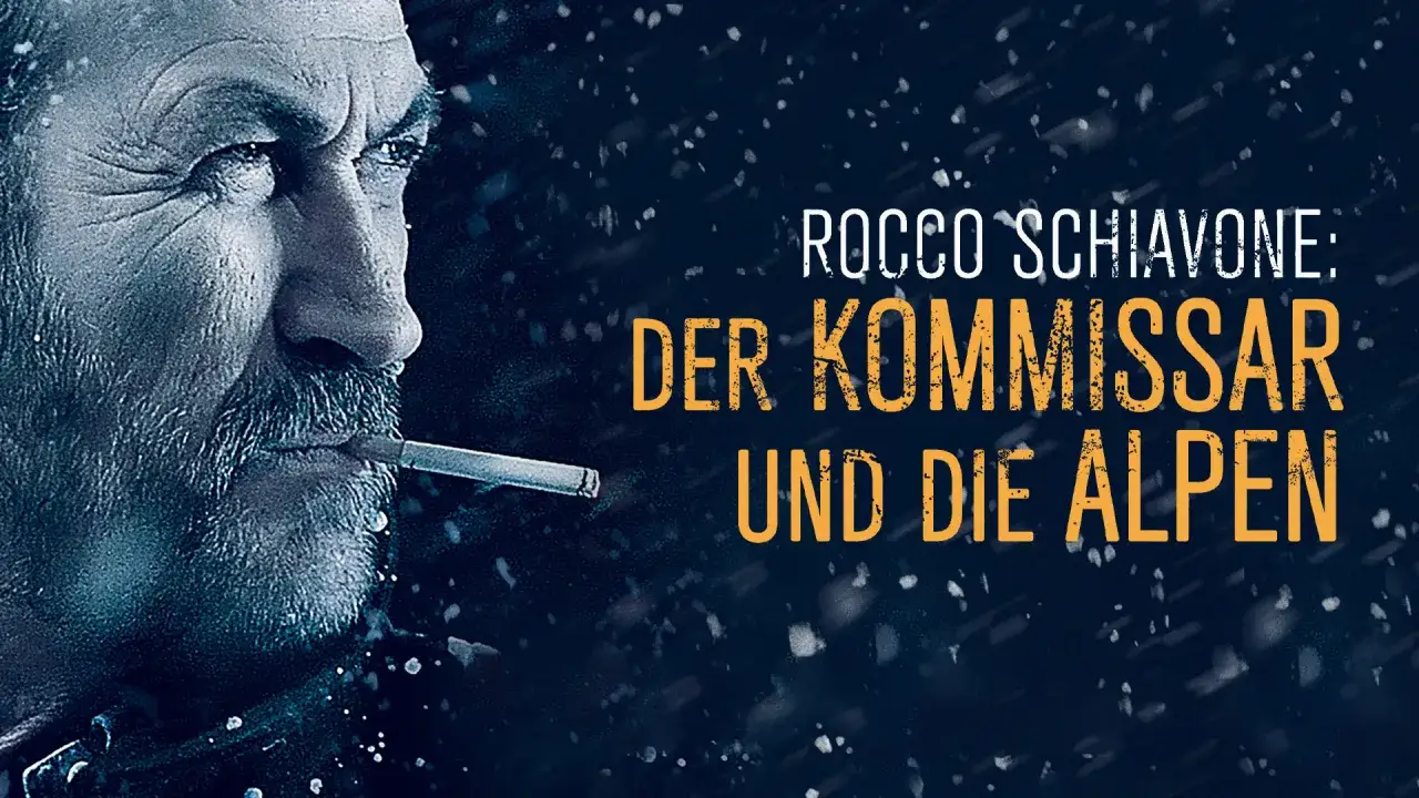 Rocco Schiavone, der Kommissar und die Alpen, raucht im Schneegest&ouml;ber.