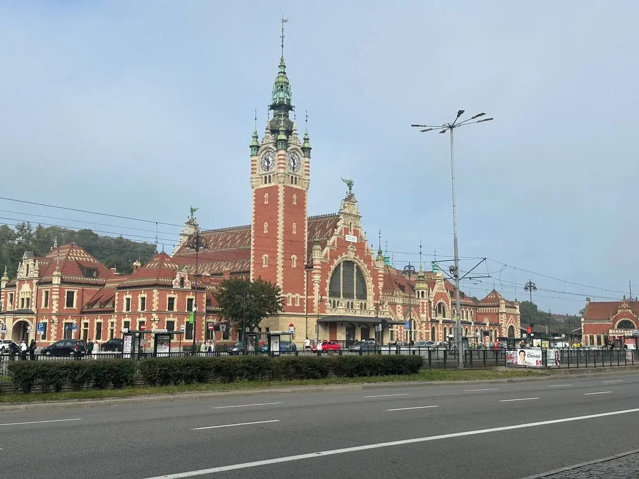 Dworzec Gdańsk Główny z zewnątrz