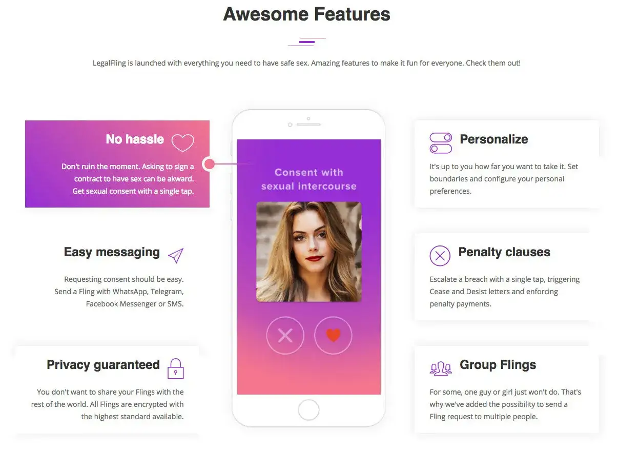 App per ottenere consenso sessuale, evitando imbarazzi. Scopri cosa vuol dire sexting in modo sicuro.
