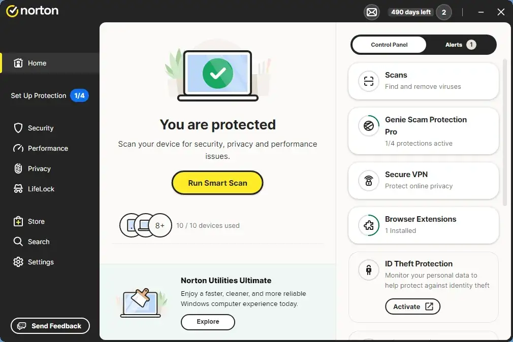 AV-TEST Norton 360 wyniki skuteczności