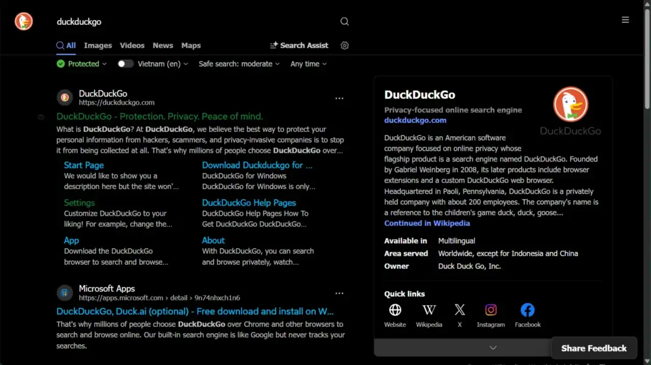 DuckDuckGo svenska: S&ouml;kresultat f&ouml;r DuckDuckGo, en integritetsfokuserad s&ouml;kmotor. Skydda din data online.