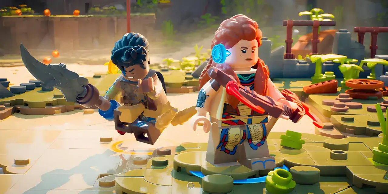 Aloy i Erend w wersji LEGO, gotowi na nowe lego horizon adventures.