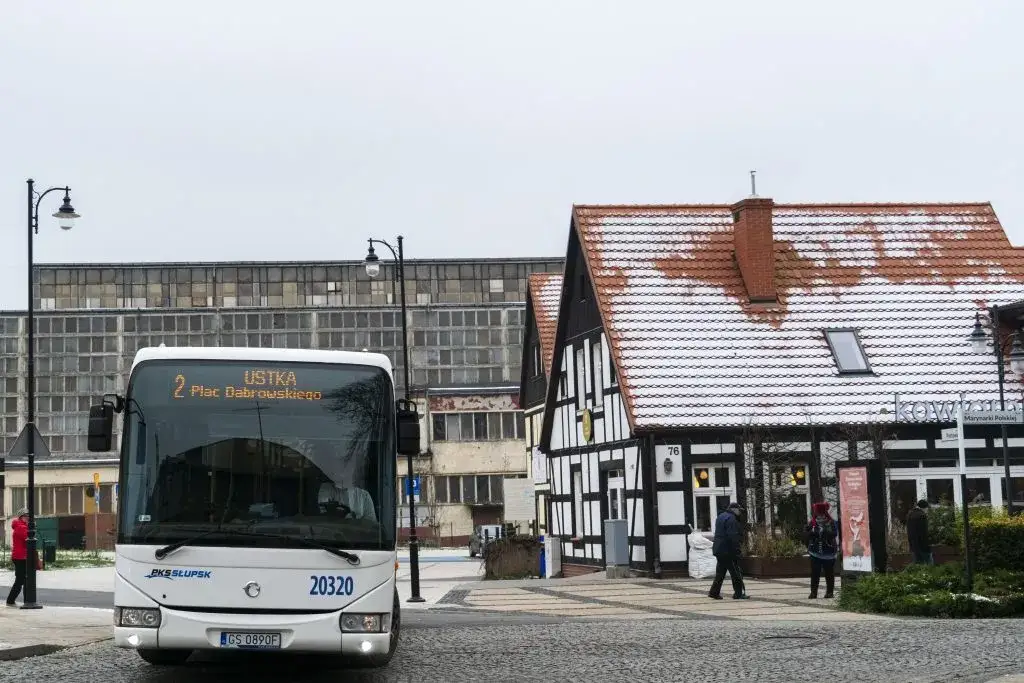 PKS autobus w Ustce