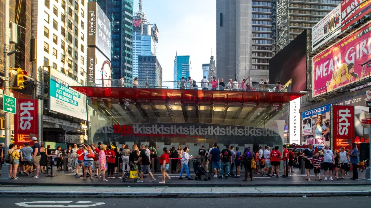 TKTS booth Times Square