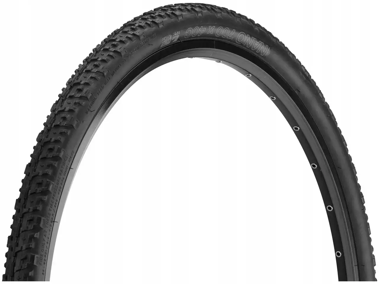 Opona rowerowa Nano 700x40c. Szukasz informacji, jaka dętka do opony 700x40c? Ten model to świetny wybór.
