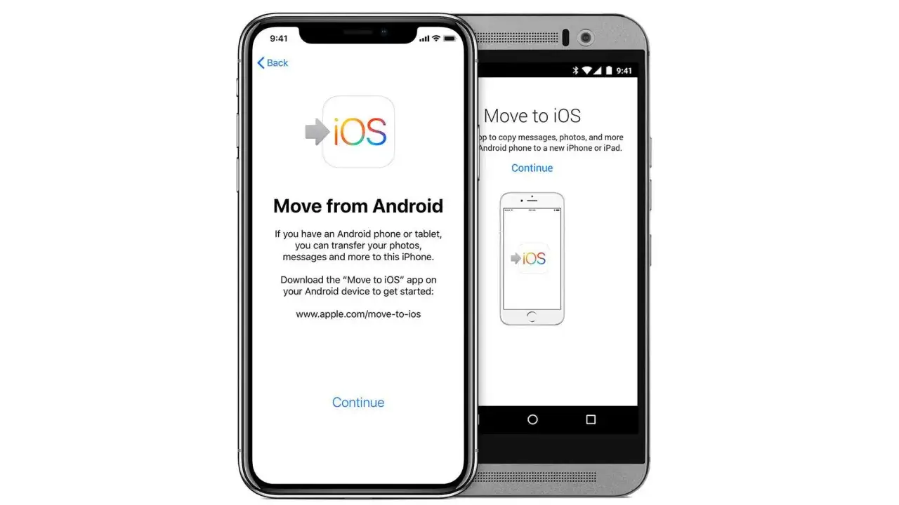 Hj&auml;lp att flytta kontakter fr&aring;n Android till iPhone med appen 