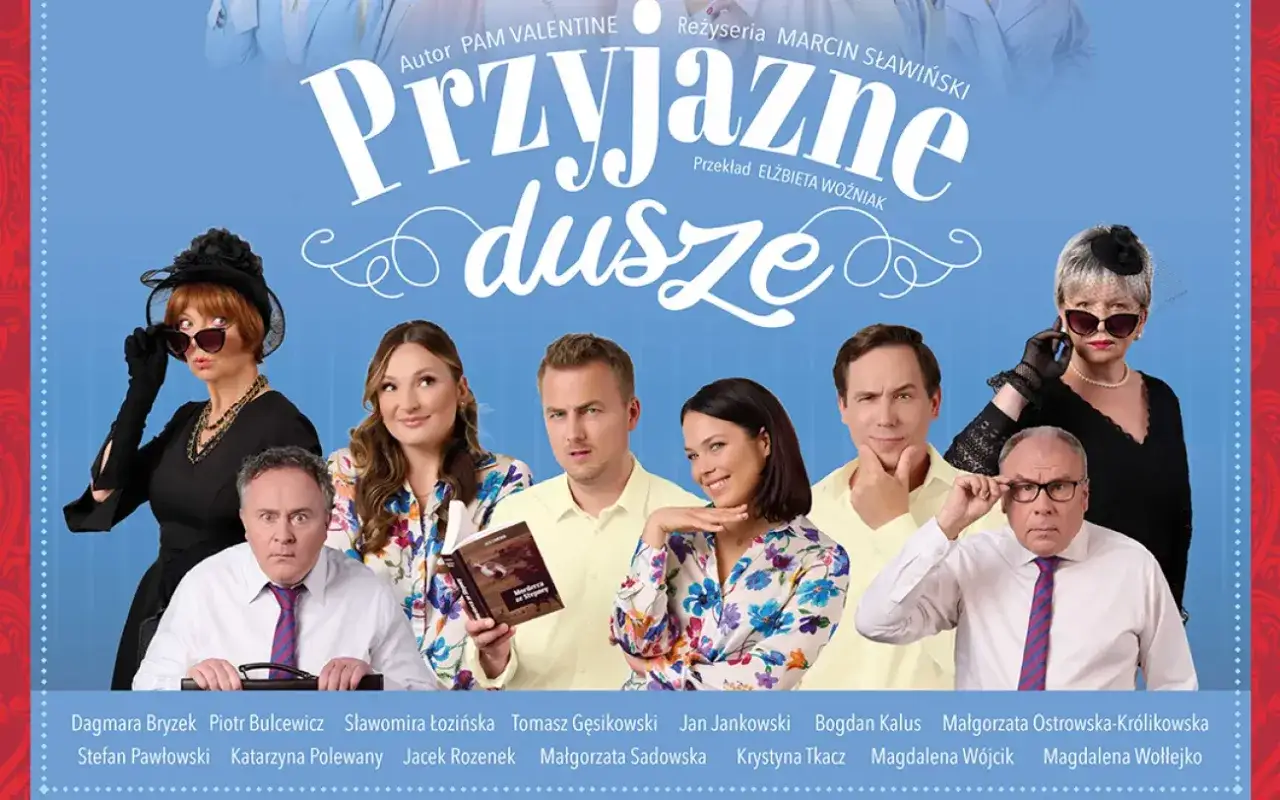 Aktorzy w teatralnej komedii 