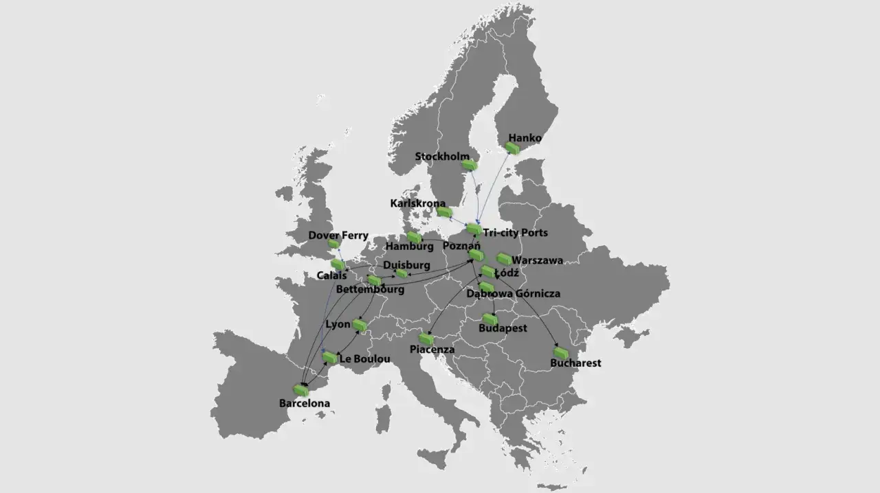 spedycja krajowa vs międzynarodowa mapa